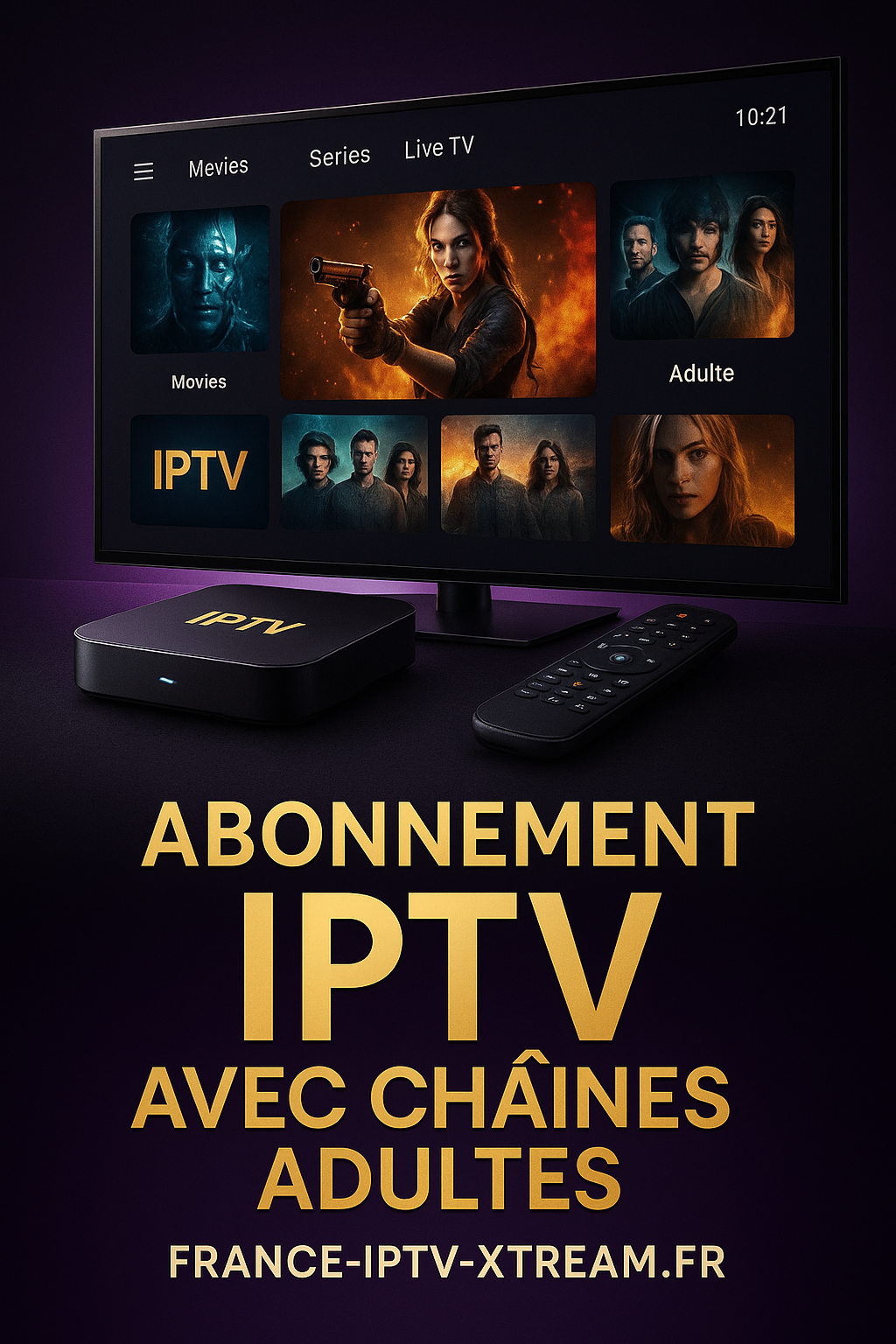 Abonnement IPTV avec Chaînes Adultes Exclusif 2025