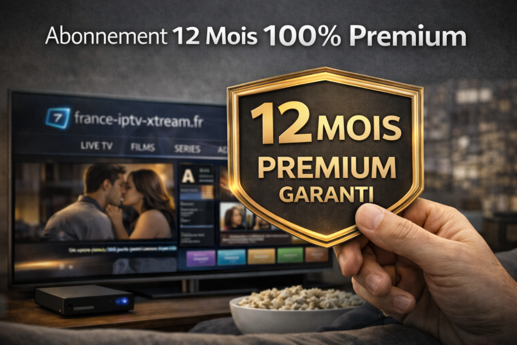 Abonnement IPTV 12 mois