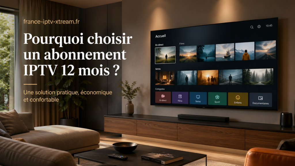 abonnement iptv 12 mois