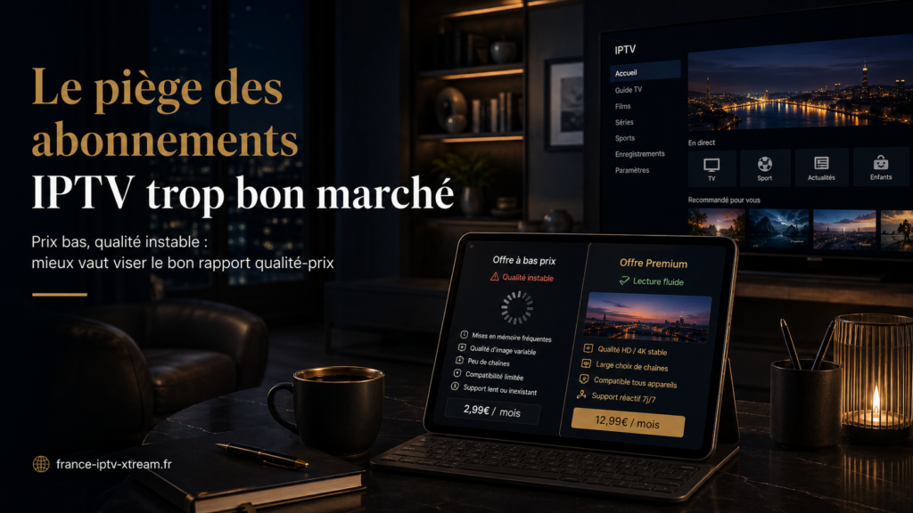 Prix abonnement IPTV