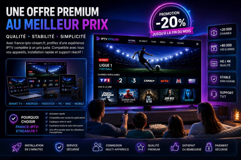 Prix abonnement IPTV