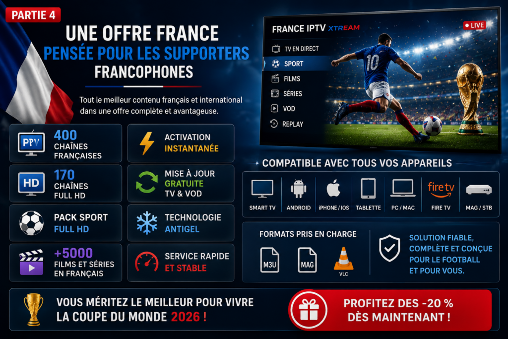 IPTV coupe du monde 2026